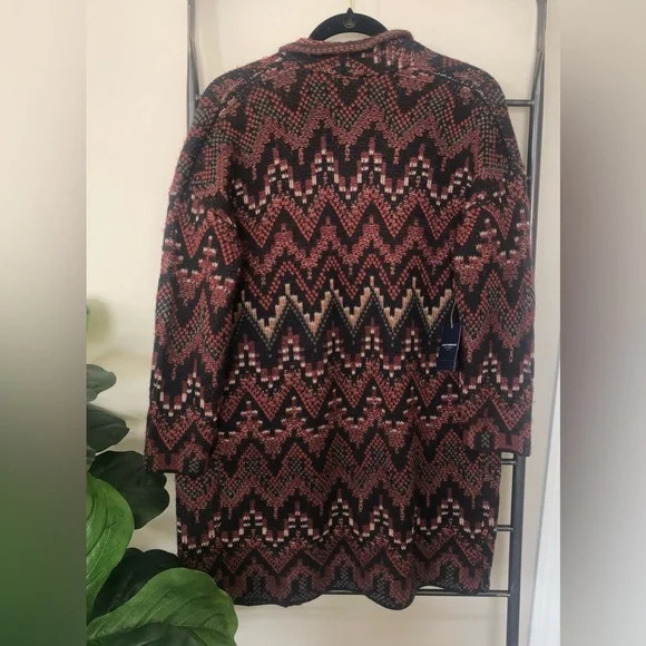 Lucky Brand boho long knit cardigan women’s size extra small NEW - Picture 2 of 3